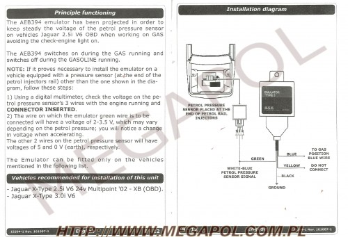 EMULATORY - Emulatory AEB -  - Emulator AEB 394 Jaguar X-Type