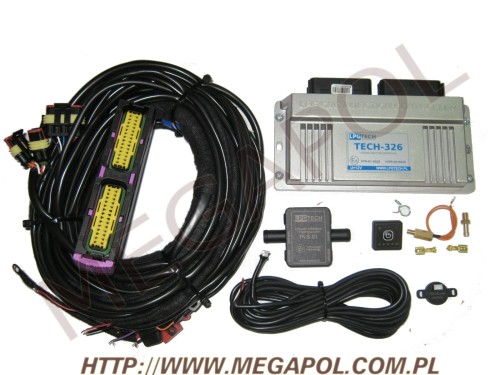 WTRYSKI LPGTECH - Tech 326 -  - 1.Wtrysk TECH 326 elektronika  6cylindrów