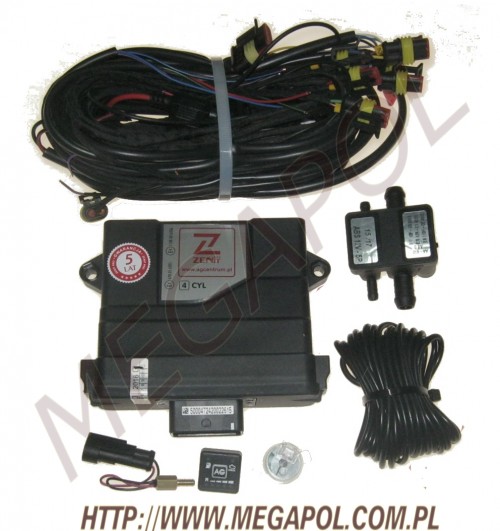 WTRYSKI AGCentrum - Zenit 4 cyl. -  -  Wtrysk ZENIT PRO / sterownik- 4cylindry