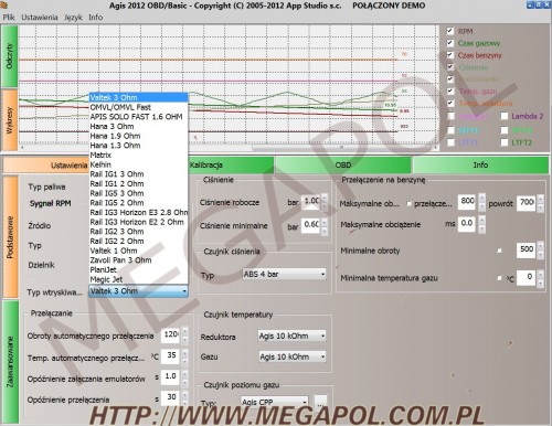 WTRYSKI AGIS - AGIS M210 -  - 1.Wtrysk Agis M210  Alaska AT09/Valtek 3ohm