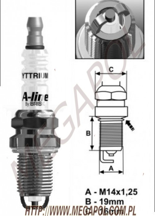 ŚWIECE ZAPŁONOWE - BRISK A-Line -  - DR15LDCY Brisk A-Line 26 / dwie elektrody