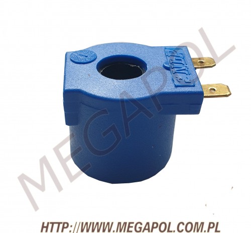 AKCESORIA - Cewki zaworów -  - z.Cewka elektrozaworu NP (h-32/otwór-12mm/12V/14,5W) niebieska