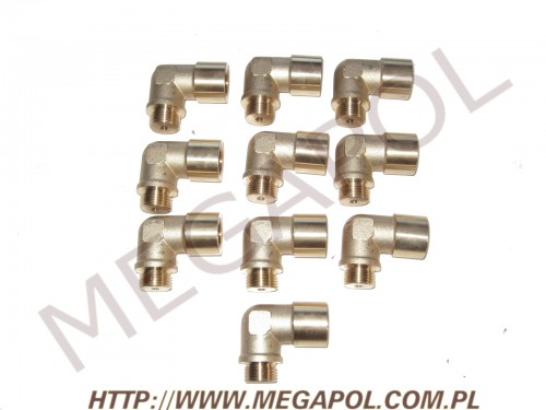 AKCESORIA - Redukcje -  - Redukcja sondy lambda kątowa 18x1.5mm/4mm z nakrętką