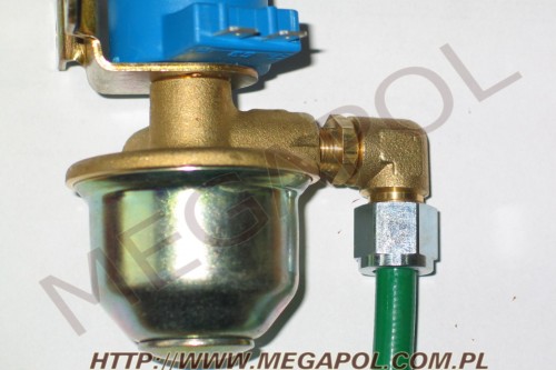 AKCESORIA - Złączki rury PCV -  - Złączka kątowa rury PCV6mm/12x1/90st 