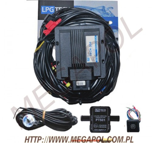 WTRYSKI LPGTECH - Tech 204 -  - 1.Wtrysk TECH 204 elektronika  4cylindry