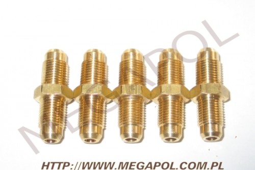 AKCESORIA - Nyple -  - Nypel M12x1/M12x1mm/46mm do Gold
