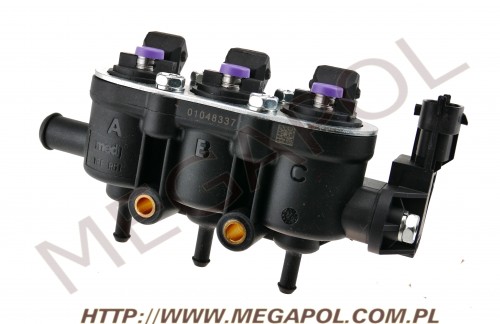 WTRYSKIWACZE - 3-cylindrowe -  - Omegas  (25-80/fiolet)czujnik Bosch (E13)67R010233