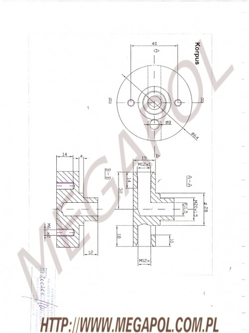 FILTRY DO LPG - Filtry Fazy Lotnej  -  - FL-02 podstawa filtra 12mm/12mm