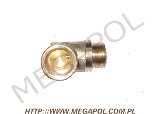 AKCESORIA - Redukcje -  - Redukcja sondy lambda kątowa 18x1.5mm/4mm z nakrętką