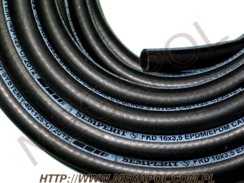 PRZEWODY DO LPG - Węże do chłodnic -  - WĄŻ 15,5x24mm do ukladu chłodzenia SEMPERIT 25m (krążek)