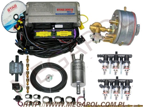 WTRYSKI AC - Stag 300 ISA2/6 cyl. -  - 3.Wtrysk STAG 300 ISA2 (Zavoli S/Hana listwa) 6cylindrów