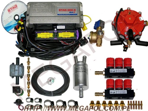 WTRYSKI AC - Stag 300 ISA2/6 cyl. -  - 2.Wtrysk STAG 300 ISA2  AC250/Valtek 3ohm - 6 cylindrów