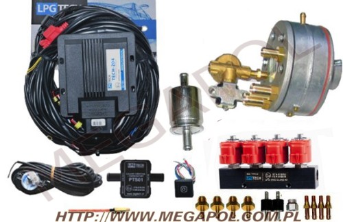 WTRYSKI LPGTECH - Tech 204 -  - 2.Wtrysk TECH 204 / Zavoli S / Tech-01 4cyl.