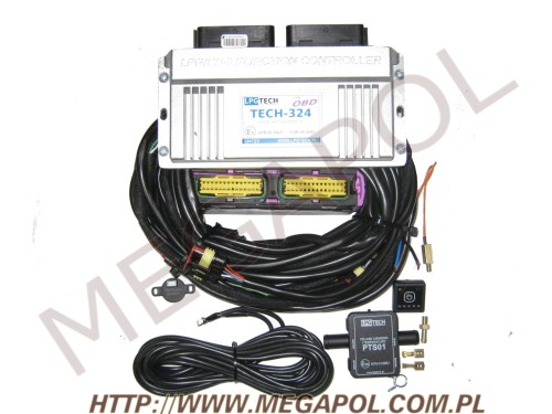WTRYSKI LPGTECH - Tech 324 OBD -  - 1.Wtrysk TECH 324/OBD elektronika  4cylindry