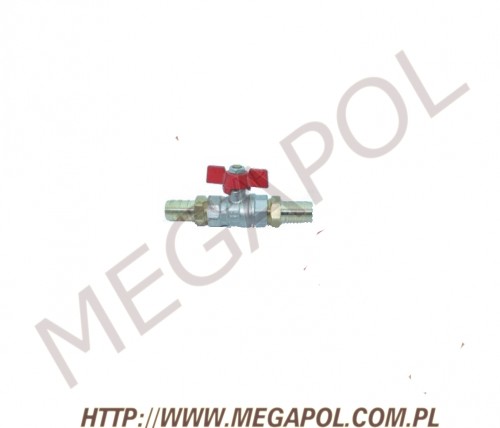 AKCESORIA - Pneumatyka ciś. -  - Zlaczka zaworu kulowego 1/2cala na wąż 12mm