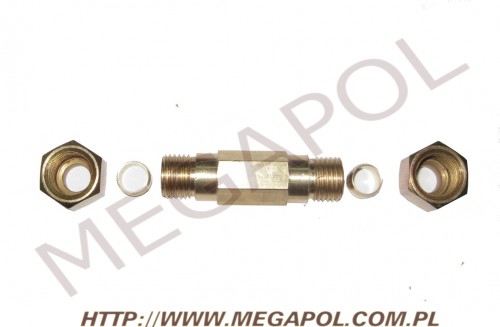AKCESORIA - Łączniki -  - Złączka rury miedzianej 8/8/G1/4/G1/4-prosta