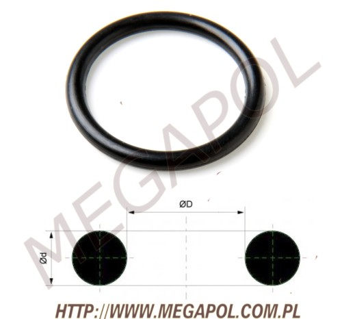 Oringi - Oringi NBR 70 Sh -  - O-ring 36 mm x 2.5 mm 70 Sh/NBR