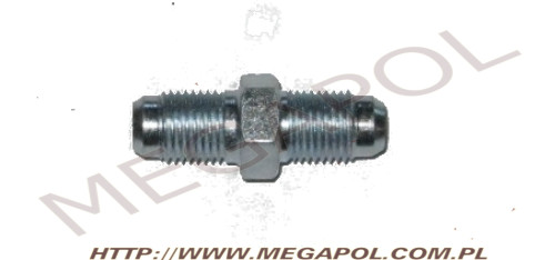 AKCESORIA - Nyple -  - Nypel M10x1mm/10x1mm/otwór 6mm/stal - Male Connector