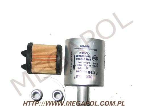 FILTRY DO LPG - Wkłady filtra -  - Wkład F779B,C (H-50/44/18/0mm)