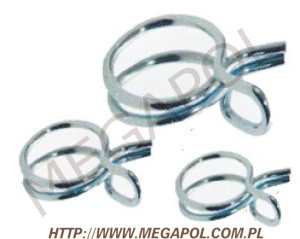 OPASKI - Metalowe - Zacisk przewodowy min10/max12mm - Wire Clamps 10mm