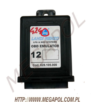 EMULATORY - Emulatory AEB - Emulator Landi Renzo 12 OBD424-Kod 628105000 - STEROWNIK