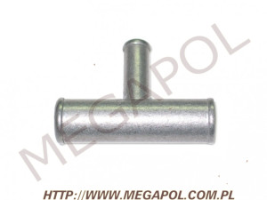 AKCESORIA - Trójniki - Trójnik 16/16/10mm/T/aluminium