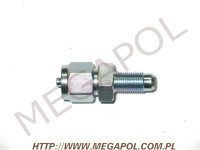 AKCESORIA - Złączki rury PCV -  - 3.Złączka prosta rury PCV6mm/M10x1mm