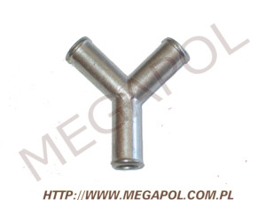 AKCESORIA - Trójniki - Trójnik 11/11/11mm/Y/aluminium