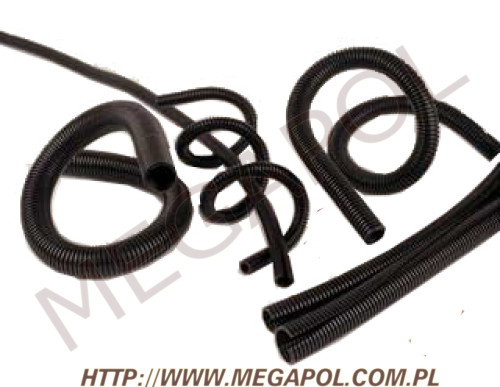PRZEWODY DO LPG - Węże peszle PCV -  - Peszel karbowany pełny 30mm/35mm - 1m